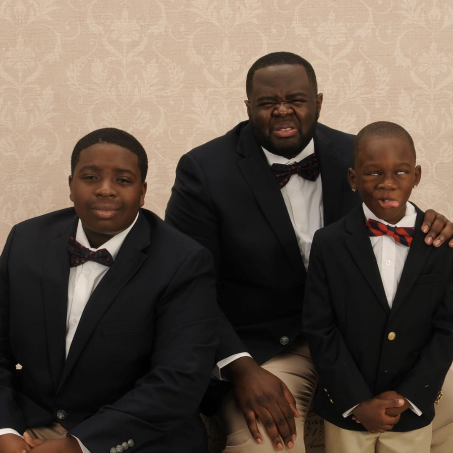 Dr. Kerry Shipman with family during an earlier chapter of his life