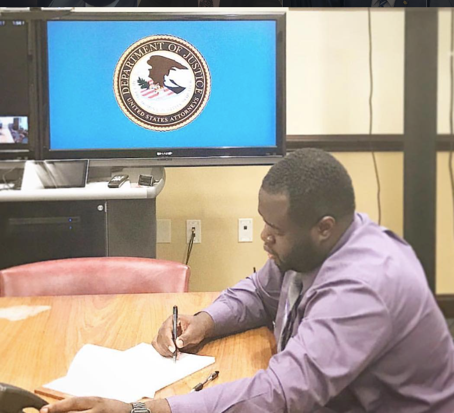 Dr. Kerry Shipman during legal training with the United States Department of Justice