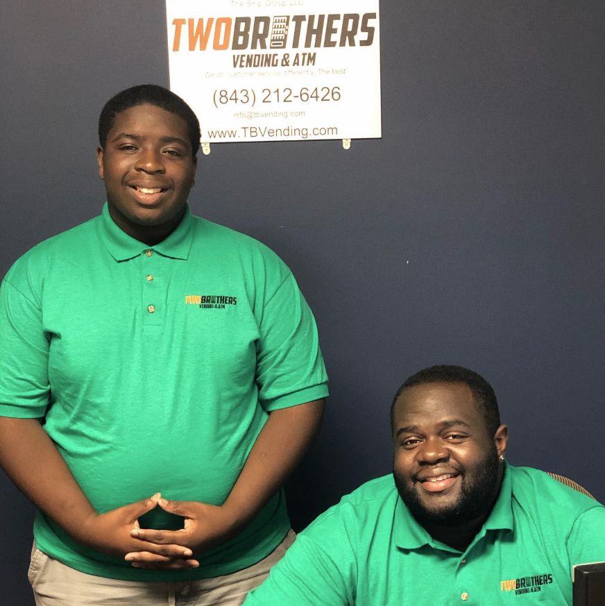 Kerry Shipman and his younger brother building Two Brothers Vending and ATM